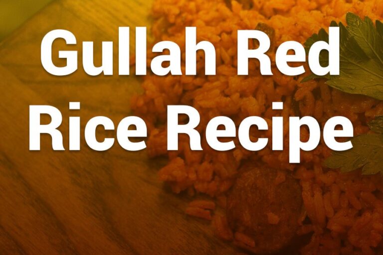 Gullah Red Rice Recipe: A Southern Delicacy with Rich History - The ...